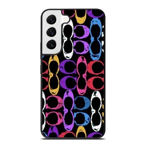 COACH NEW YORK ART LOGO Samsung Galaxy S22 Case Cover COACH NEW YORK ART LOGO Samsung Galaxy S22 Case Cover
