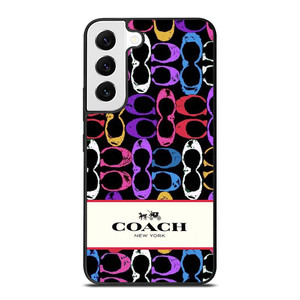 COACH NEW YORK PATTERN COLOR Samsung Galaxy S22 Case Cover COACH NEW YORK PATTERN COLOR Samsung Galaxy S22 Case Cover