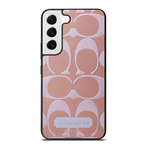 COACH NEW YORK PINK PATTERN Samsung Galaxy S22 Case Cover COACH NEW YORK PINK PATTERN Samsung Galaxy S22 Case Cover