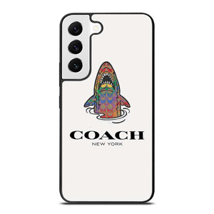 COACH NEW YORK SHARK Samsung Galaxy S22 Case Cover COACH NEW YORK SHARK Samsung Galaxy S22 Case Cover