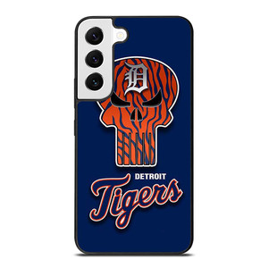 DETROIT TIGERS SKULL LOGO Samsung Galaxy S22 Case Cover DETROIT TIGERS SKULL LOGO Samsung Galaxy S22 Case Cover