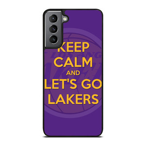 KEEP CALM AND GO LAKERS Samsung Galaxy S21 Plus Case Cover