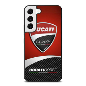 DUCATI CORSE LOGO CARBON Samsung Galaxy S22 Case Cover