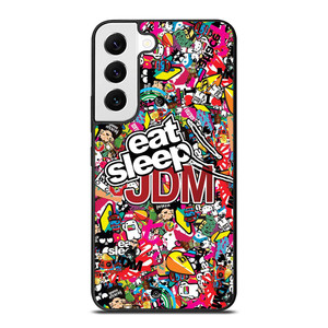EAT SLEEP JDM STICKERS Samsung Galaxy S22 Case Cover EAT SLEEP JDM STICKERS Samsung Galaxy S22 Case Cover