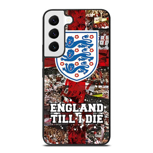 ENGLAND TILL I DIED THREE LIONS Samsung Galaxy S22 Case Cover ENGLAND TILL I DIED THREE LIONS Samsung Galaxy S22 Case Cover