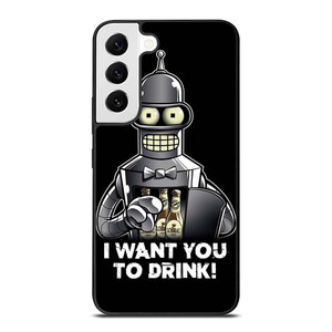 FUTURAMA BENDER QUOTE Samsung Galaxy S22 Case Cover FUTURAMA BENDER QUOTE Samsung Galaxy S22 Case Cover