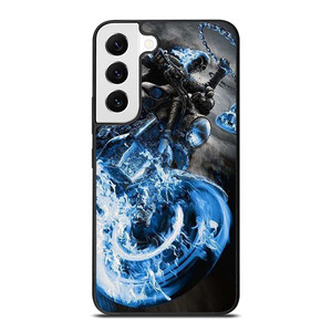 GHOST RIDER BLUE FIRE Samsung Galaxy S22 Case Cover GHOST RIDER BLUE FIRE Samsung Galaxy S22 Case Cover