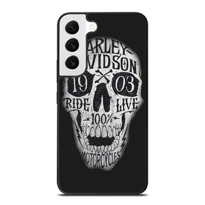 HARLEY DAVIDSON 1903 SKULL Samsung Galaxy S22 Case Cover