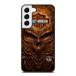 HARLEY DAVIDSON SKULL METAL MOTOR Samsung Galaxy S22 Case Cover