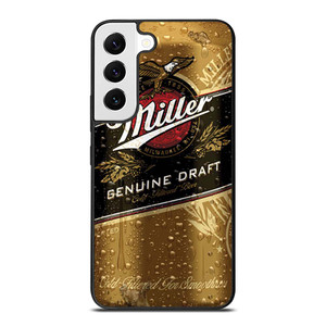 ICED MILLER GENUINE DRAFT BEER CAN Samsung Galaxy S22 Case Cover ICED MILLER GENUINE DRAFT BEER CAN Samsung Galaxy S22 Case Cover