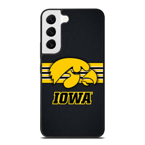 IOWA HAWKEYES STRIPE LOGO Samsung Galaxy S22 Case Cover