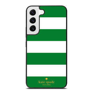 KATE SPADE GREEN STRIPE Samsung Galaxy S22 Case Cover KATE SPADE GREEN STRIPE Samsung Galaxy S22 Case Cover