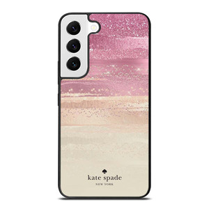 KATE SPADE NEW YORK ROSE GOLD GLITTER Samsung Galaxy S22 Case Cover KATE SPADE NEW YORK ROSE GOLD GLITTER Samsung Galaxy S22 Case Cover