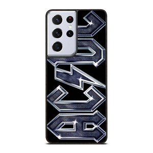 ACDC METAL CARBON LOGO Samsung Galaxy S21 Ultra Case Cover ACDC METAL CARBON LOGO Samsung Galaxy S21 Ultra Case Cover