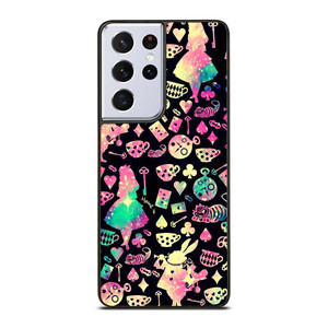 ALICE IN WONDERLAND COLLAGE Samsung Galaxy S21 Ultra Case Cover ALICE IN WONDERLAND COLLAGE Samsung Galaxy S21 Ultra Case Cover