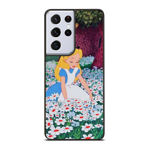 ALICE IN WONDERLAND FLOWER Samsung Galaxy S21 Ultra Case Cover ALICE IN WONDERLAND FLOWER Samsung Galaxy S21 Ultra Case Cover