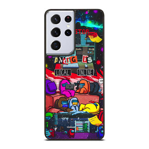 AMONG US LOCAL ONLINE Samsung Galaxy S21 Ultra Case Cover AMONG US LOCAL ONLINE Samsung Galaxy S21 Ultra Case Cover