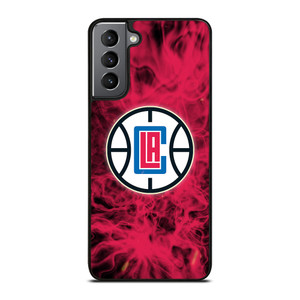 LOS ANGELES CLIPPERS BASKETBALL NBA FIRE Samsung Galaxy S21 Plus Case Cover