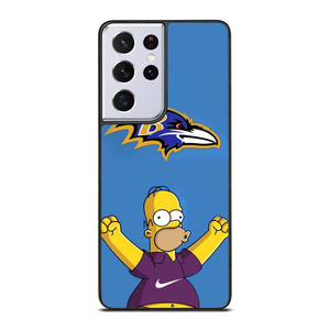 BALTIMORE RAVENS NIKE THE SIMPSONS Samsung Galaxy S21 Ultra Case Cover BALTIMORE RAVENS NIKE THE SIMPSONS Samsung Galaxy S21 Ultra Case Cover