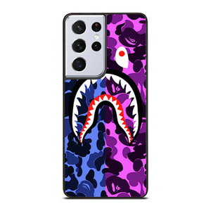 BAPE CAMO LOGO BLUE PURPLE Samsung Galaxy S21 Ultra Case Cover BAPE CAMO LOGO BLUE PURPLE Samsung Galaxy S21 Ultra Case Cover