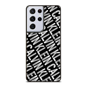 CALVIN KLEIN LOGO PATTERN Samsung Galaxy S21 Ultra Case Cover