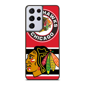CHICAGO BLACKHAWKS NHL LOGO Samsung Galaxy S21 Ultra Case Cover CHICAGO BLACKHAWKS NHL LOGO Samsung Galaxy S21 Ultra Case Cover