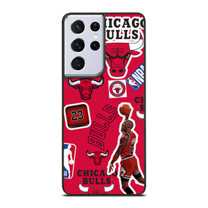CHICAGO BULLS STICKER BOMB Samsung Galaxy S21 Ultra Case Cover CHICAGO BULLS STICKER BOMB Samsung Galaxy S21 Ultra Case Cover