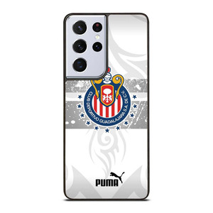 CLUB DEPORTIVO GUADALAJARA PUMA WHITE Samsung Galaxy S21 Ultra Case Cover CLUB DEPORTIVO GUADALAJARA PUMA WHITE Samsung Galaxy S21 Ultra Case Cover