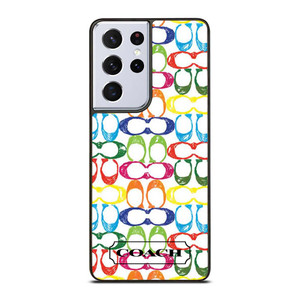 COACH NEW YORK COLORFUL 2 Samsung Galaxy S21 Ultra Case Cover COACH NEW YORK COLORFUL 2 Samsung Galaxy S21 Ultra Case Cover