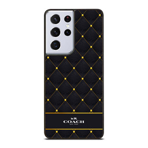 COACH NEW YORK GOLD PATTERN Samsung Galaxy S21 Ultra Case Cover COACH NEW YORK GOLD PATTERN Samsung Galaxy S21 Ultra Case Cover