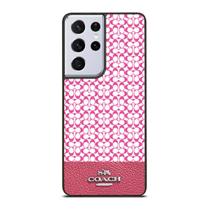 COACH NEW YORK PINK Samsung Galaxy S21 Ultra Case Cover COACH NEW YORK PINK Samsung Galaxy S21 Ultra Case Cover