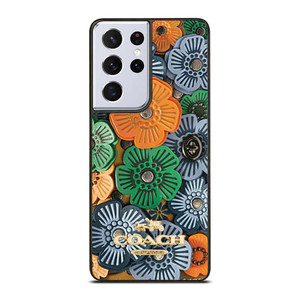 COACH NEW YORK TEA ROSE Samsung Galaxy S21 Ultra Case Cover COACH NEW YORK TEA ROSE Samsung Galaxy S21 Ultra Case Cover