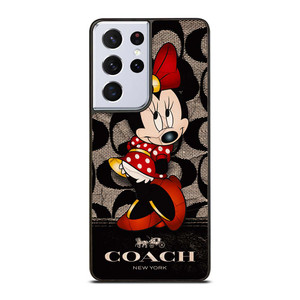 CUTE COACH MINNIE MOUSE Samsung Galaxy S21 Ultra Case Cover CUTE COACH MINNIE MOUSE Samsung Galaxy S21 Ultra Case Cover