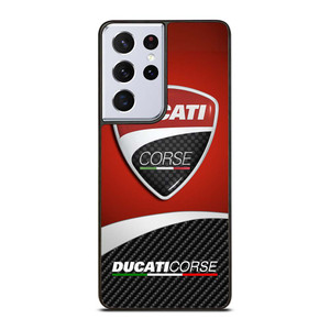 DUCATI CORSE LOGO CARBON Samsung Galaxy S21 Ultra Case Cover DUCATI CORSE LOGO CARBON Samsung Galaxy S21 Ultra Case Cover