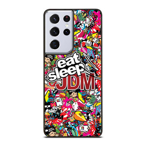 EAT SLEEP JDM STICKERS Samsung Galaxy S21 Ultra Case Cover EAT SLEEP JDM STICKERS Samsung Galaxy S21 Ultra Case Cover
