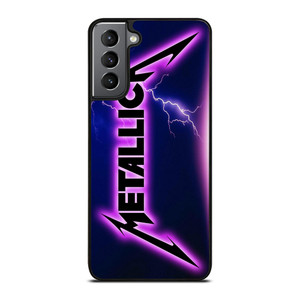 METALLICA ROCK BAND VIOLET LIGHTNING Samsung Galaxy S21 Plus Case Cover