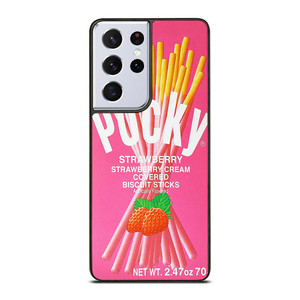 GLICO POCKY STRAWBERRY Samsung Galaxy S21 Ultra Case Cover GLICO POCKY STRAWBERRY Samsung Galaxy S21 Ultra Case Cover