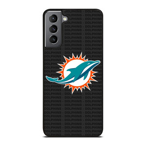MIAMI DOLPHINS FOOTBALL TEXT Samsung Galaxy S21 Plus Case Cover