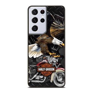 HARLEY DAVIDSON EAGLE METAL LOGO Samsung Galaxy S21 Ultra Case Cover HARLEY DAVIDSON EAGLE METAL LOGO Samsung Galaxy S21 Ultra Case Cover