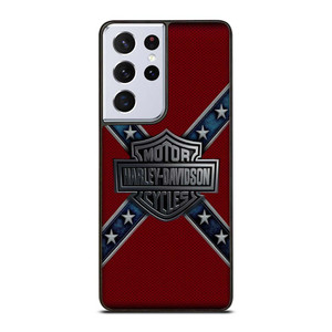 HARLEY DAVIDSON FLAG CARBON Samsung Galaxy S21 Ultra Case Cover