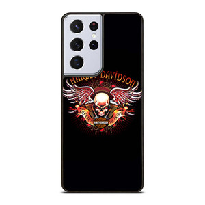 HARLEY DAVIDSON WING SKULL LOGO Samsung Galaxy S21 Ultra Case Cover