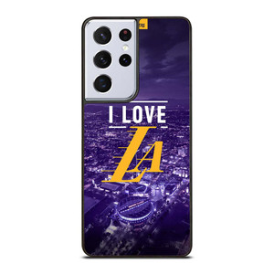 I LOVE LA LAKERS NBA LOGO Samsung Galaxy S21 Ultra Case Cover