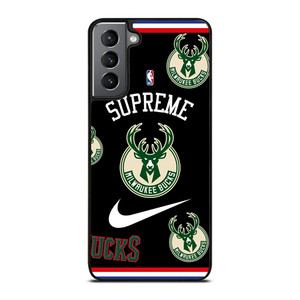 MILWAUKEE BUCKS NBA X SUPREME NIKE Samsung Galaxy S21 Plus Case Cover