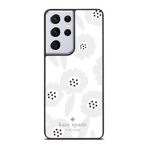 KATE SPADE GREY FLOWER Samsung Galaxy S21 Ultra Case Cover