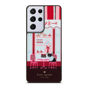 KATE SPADE NEW YORK CAFE Samsung Galaxy S21 Ultra Case Cover KATE SPADE NEW YORK CAFE Samsung Galaxy S21 Ultra Case Cover