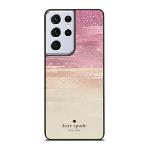 KATE SPADE NEW YORK ROSE GOLD GLITTER Samsung Galaxy S21 Ultra Case Cover