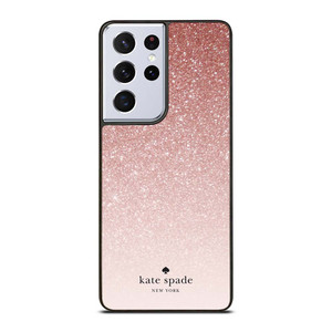 KATE SPADE NEW YORK ROSE WHITE GLITTER Samsung Galaxy S21 Ultra Case Cover KATE SPADE NEW YORK ROSE WHITE GLITTER Samsung Galaxy S21 Ultra Case Cover