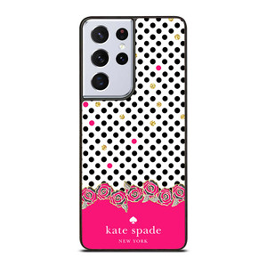 KATE SPADE PINK POLKADOTS Samsung Galaxy S21 Ultra Case Cover KATE SPADE PINK POLKADOTS Samsung Galaxy S21 Ultra Case Cover