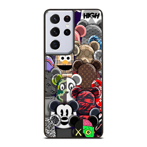 KAWS ALL CHARACTER ICON Samsung Galaxy S21 Ultra Case Cover KAWS ALL CHARACTER ICON Samsung Galaxy S21 Ultra Case Cover