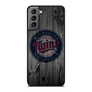 MINNESOTA TWINS BASEBALL MLB WOOD LOGO Samsung Galaxy S21 Plus Case Cover MINNESOTA TWINS BASEBALL MLB WOOD LOGO Samsung Galaxy S21 Plus Case Cover